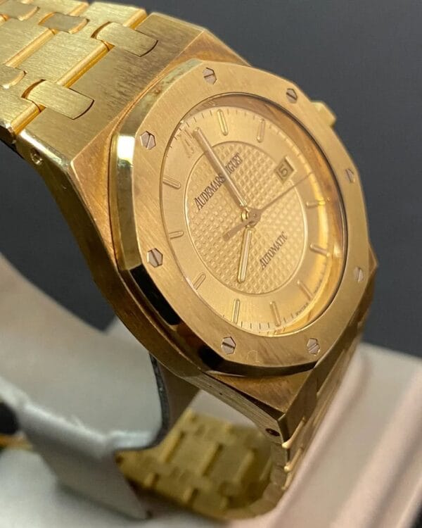 Audemars Piguet Royal Oak Yellow Gold- 1997 - 50th Anniversary AP Japan - Open Caseback - 15050BA *FULL SET* - Image 8