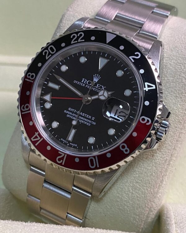 Rolex Steel GMT-Master II - Y serial - “Coke” - Oyster Bracelet - 16710 *FULL SET* - Image 6