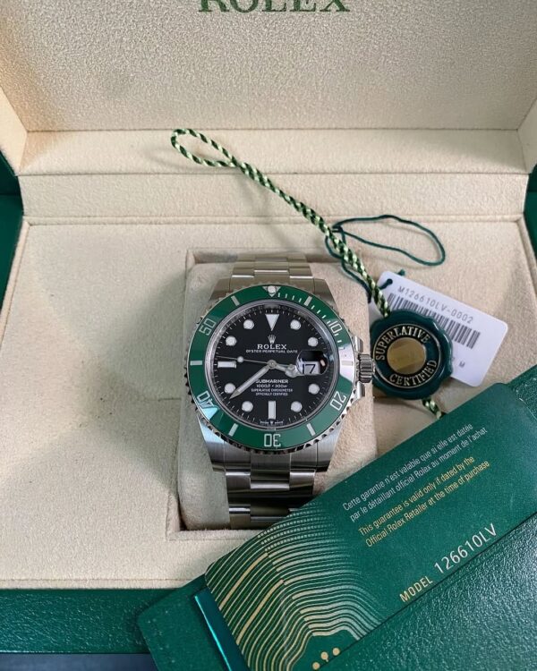 Rolex Steel Submariner Date - 2021 - “Starbucks” - Black Dial - 126610LV *FULL SET*