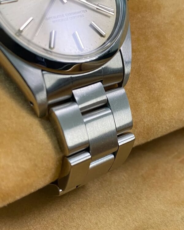 olex Steel Oyster Perpetual Date - 1978 - Domed Bezel - Silver Index Dial - Oyster Bracelet - 1500 - Image 10