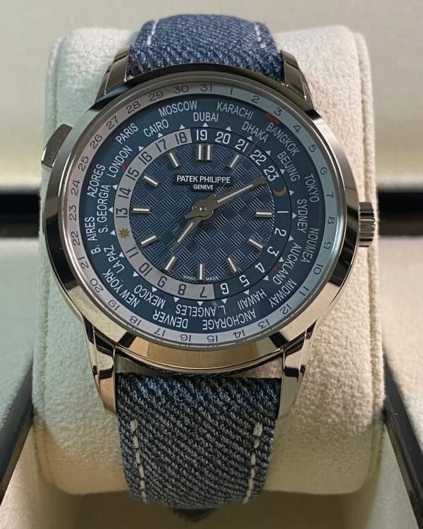 Patek Philippe World Time White Gold - 2024 - Date Complications - Jean Strap - 5330G *FULL SET* - Image 5