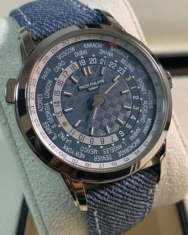 Patek Philippe World Time White Gold - 2024 - Date Complications - Jean Strap - 5330G *FULL SET* - Image 9