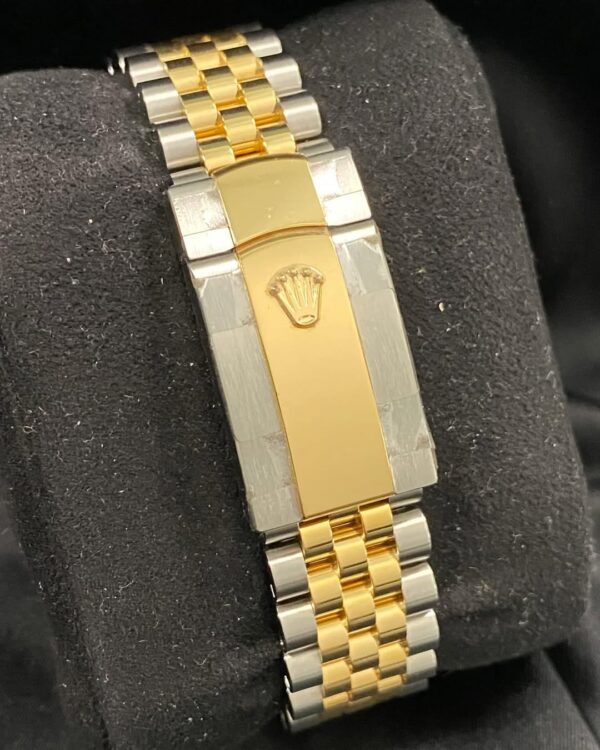 Rolex Steel & Yellow Gold Datejust 41 - 2024 - Fluted Bezel - “Wimbledon” Dial - Jubilee Bracelet - 126333 *FULL STICKERS* - Image 9