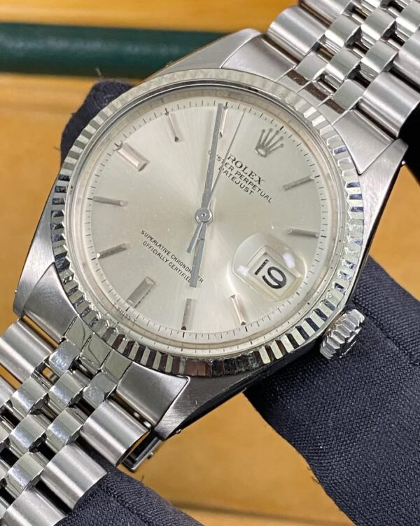 Rolex Steel Datejust 36 - 1969 - Silver Index Dial - Jubilee Bracelet - 1601 - Image 8
