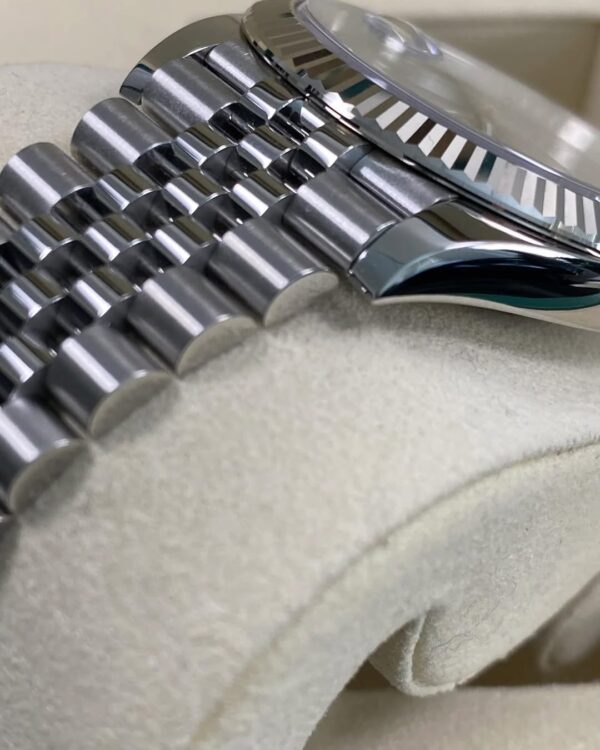 Rolex Steel Datejust 41 - 2025 - Fluted Bezel - “Wimbledon” Dial - Jubilee Bracelet - 126334 *FULL SET* - Image 9