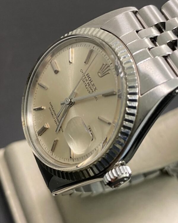 Rolex Steel Datejust 36 - 1969 - Silver Index Dial - Jubilee Bracelet - 1601 - Image 5
