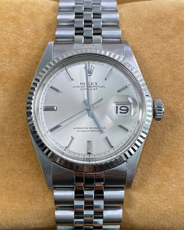 Rolex Steel Datejust 36 - 1969 - Silver Index Dial - Jubilee Bracelet - 1601 - Image 4