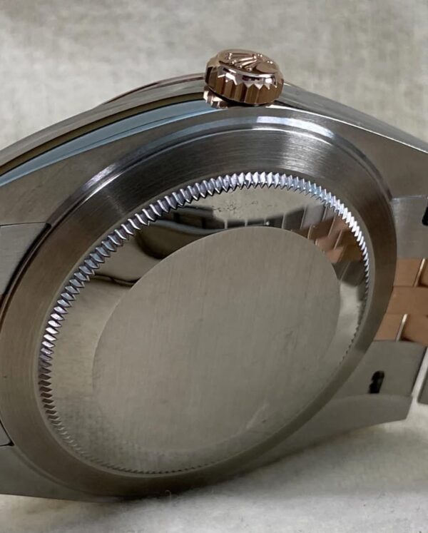 Rolex Steel & Everose Gold Datejust 41 - 2025 - Fluted Bezel - Chocolate Index Dial - Jubilee Bracelet - 126331 *FULL SET* - Image 5