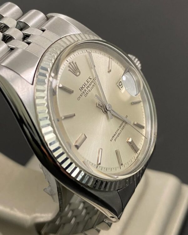 Rolex Steel Datejust 36 - 1969 - Silver Index Dial - Jubilee Bracelet - 1601 - Image 2