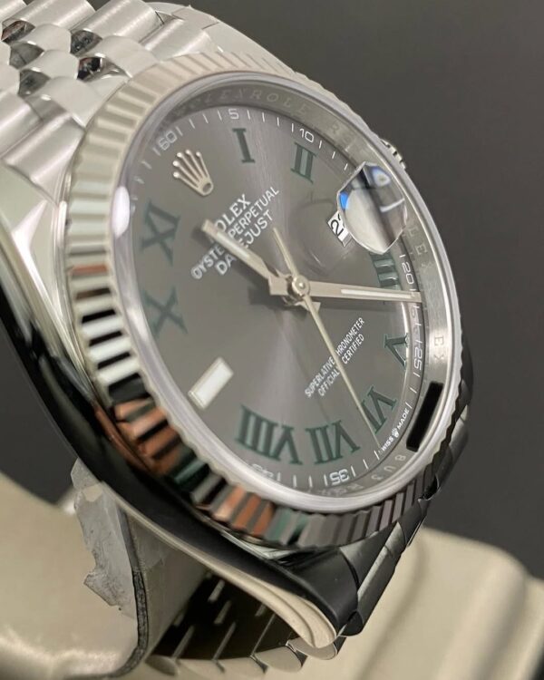 Rolex Steel Datejust 36 - 2025 - Fluted Bezel - “Wimbledon” Dial - Jubilee Bracelet - 126234 *FULL SET* - Image 12
