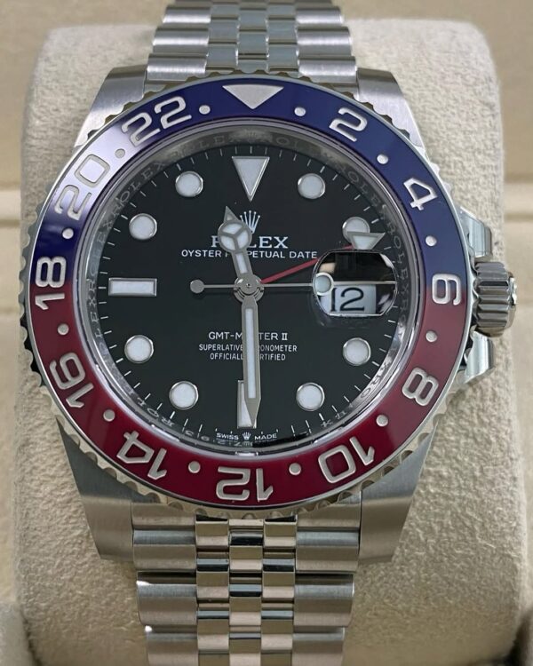 Rolex Steel GMT-Master II - 2025 -“Pepsi” - Black Dial - Jubilee Bracelet - 126710BLRO *FULL SET* - Image 7