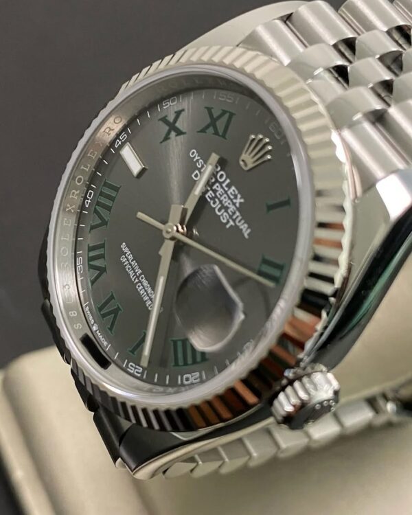 Rolex Steel Datejust 36 - 2025 - Fluted Bezel - “Wimbledon” Dial - Jubilee Bracelet - 126234 *FULL SET* - Image 5