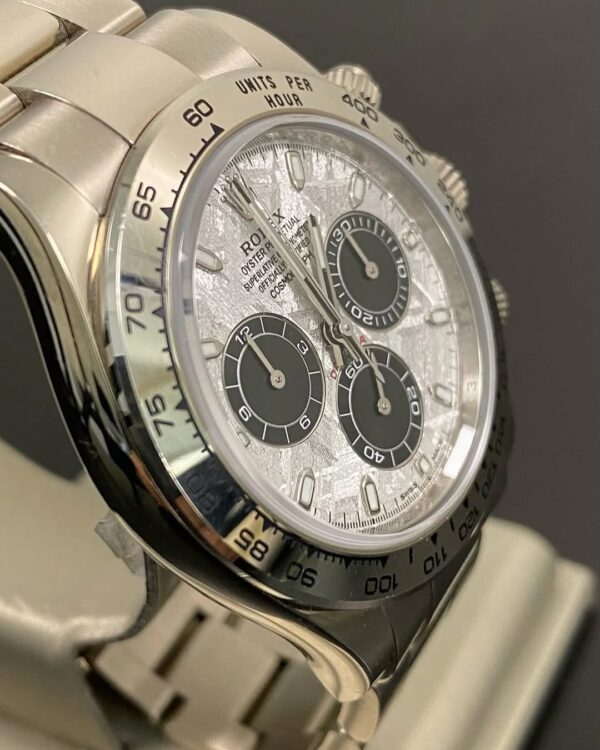 Rolex White Gold Cosmograph Daytona - 2023 - Meteorite Dial - 116509 *UNPOLISHED* - Image 4