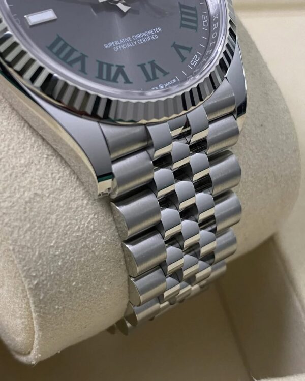 Rolex Steel Datejust 36 - 2025 - Fluted Bezel - “Wimbledon” Dial - Jubilee Bracelet - 126234 *FULL SET* - Image 4