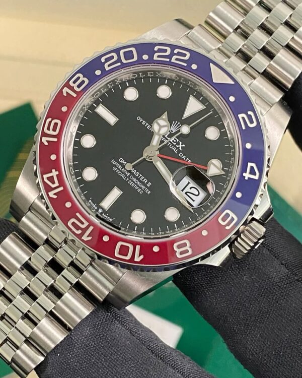 Rolex Steel GMT-Master II - 2025 -“Pepsi” - Black Dial - Jubilee Bracelet - 126710BLRO *FULL SET* - Image 10
