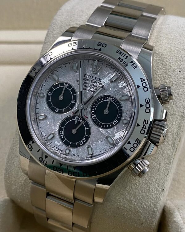 Rolex White Gold Cosmograph Daytona - 2023 - Meteorite Dial - 116509 *UNPOLISHED* - Image 5