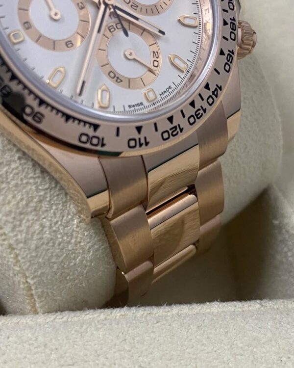 Rolex Everose Gold Cosmograph Daytona - 2021 - Ivory Dial - 116505 *FULL SET* - Image 11