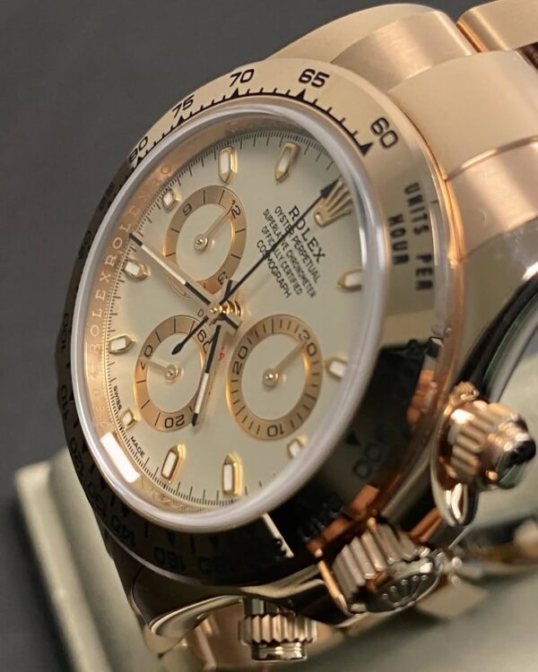 Rolex Everose Gold Cosmograph Daytona - 2021 - Ivory Dial - 116505 *FULL SET* - Image 9
