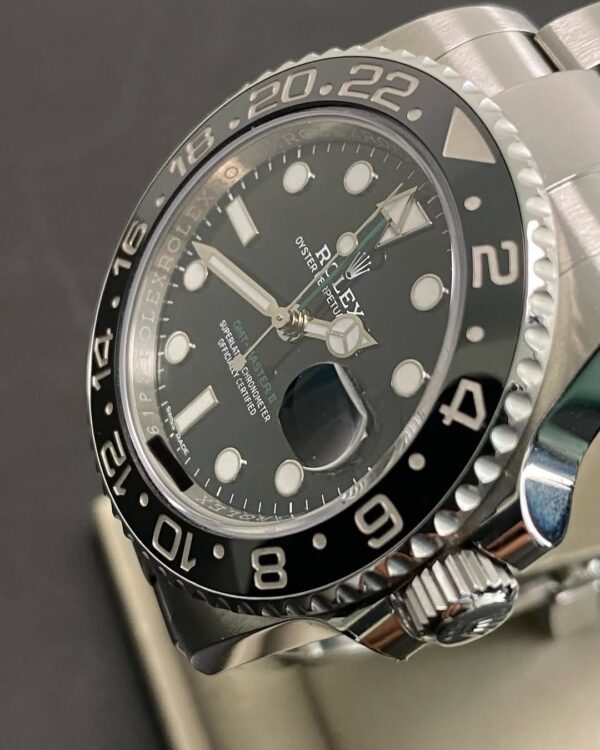 Rolex Steel GMT-Master II - 2019 - Black Bezel - Black Dial - Green Arrow Hand - 116710LN *FULL SET* - Image 7