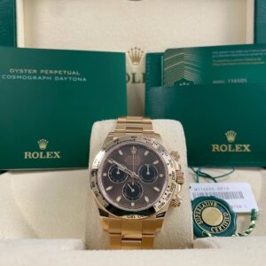 Rolex Everose Gold Cosmograph Daytona - 2020 - Chocolate Dial - 116505 *UNPOLISHED*