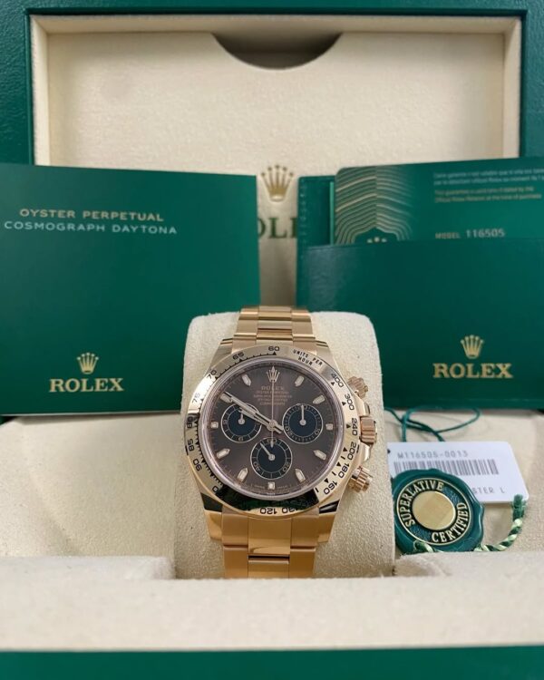 Rolex Everose Gold Cosmograph Daytona - 2020 - Chocolate Dial - 116505 *UNPOLISHED*