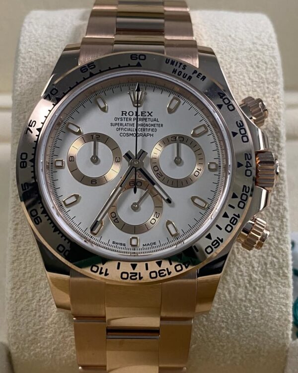 Rolex Everose Gold Cosmograph Daytona - 2021 - Ivory Dial - 116505 *FULL SET* - Image 5