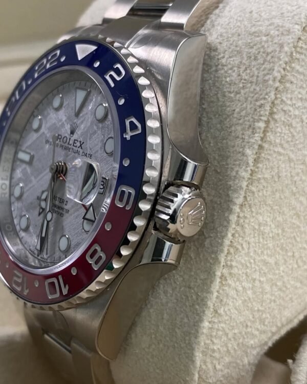 Rolex White Gold GMT-Master II - 2022 - “Pepsi” - Meteorite Dial - 126719BLRO *FULL STICKERS* - Image 4