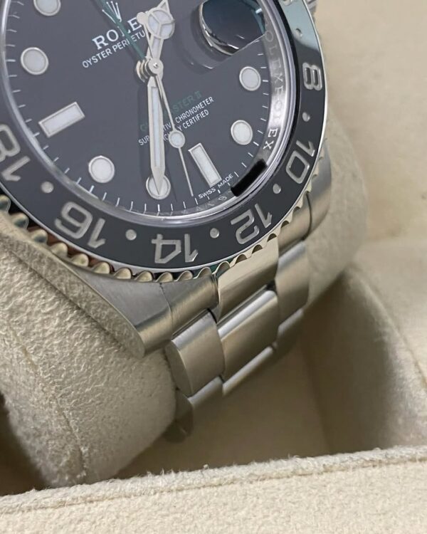 Rolex Steel GMT-Master II - 2019 - Black Bezel - Black Dial - Green Arrow Hand - 116710LN *FULL SET* - Image 11
