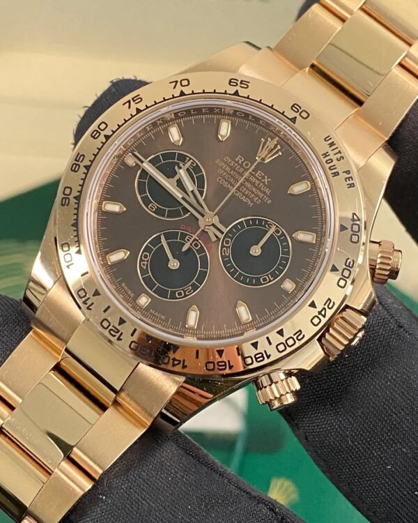 Rolex Everose Gold Cosmograph Daytona - 2020 - Chocolate Dial - 116505 *UNPOLISHED* - Image 3