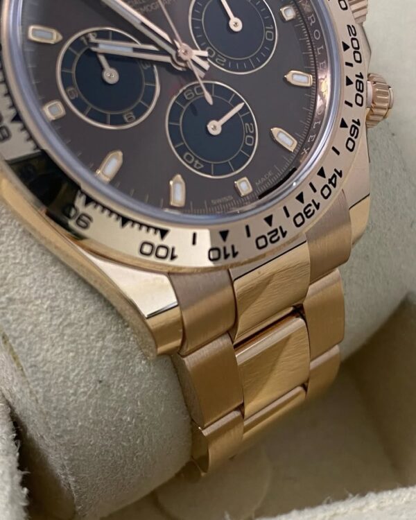 Rolex Everose Gold Cosmograph Daytona - 2020 - Chocolate Dial - 116505 *UNPOLISHED* - Image 9