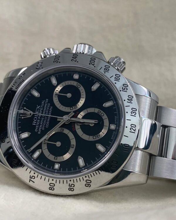 Rolex Steel Cosmograph Daytona - F serial - Black Dial - 116520 *FULL SET* - Image 13