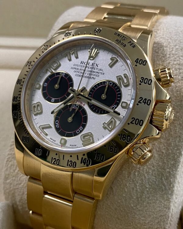 Rolex Yellow Gold Cosmograph Daytona - “Panda Racing Dial” - 116528 - Image 6