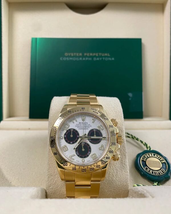 Rolex Yellow Gold Cosmograph Daytona - “Panda Racing Dial” - 116528
