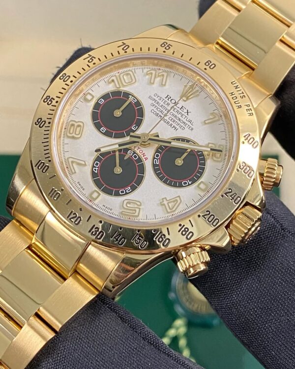 Rolex Yellow Gold Cosmograph Daytona - “Panda Racing Dial” - 116528 - Image 4