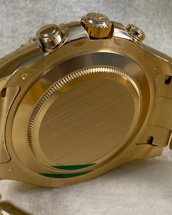 Rolex Yellow Gold Yacht-Master II - 2022 - White Dial - Blue Bezel - 116688 *FULL STICKERS* - Image 11