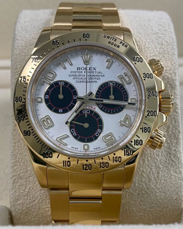 Rolex Yellow Gold Cosmograph Daytona - “Panda Racing Dial” - 116528 - Image 2