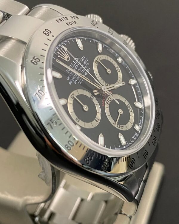 Rolex Steel Cosmograph Daytona - F serial - Black Dial - 116520 *FULL SET* - Image 9