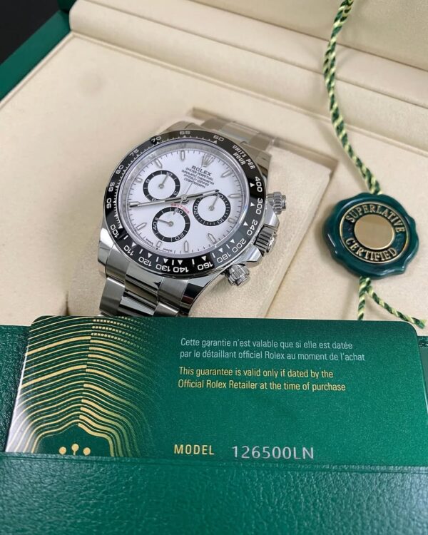 Rolex Steel Cosmograph Daytona - 2025 - “Panda” Dial - 126500LN *FULL SET* - Image 10
