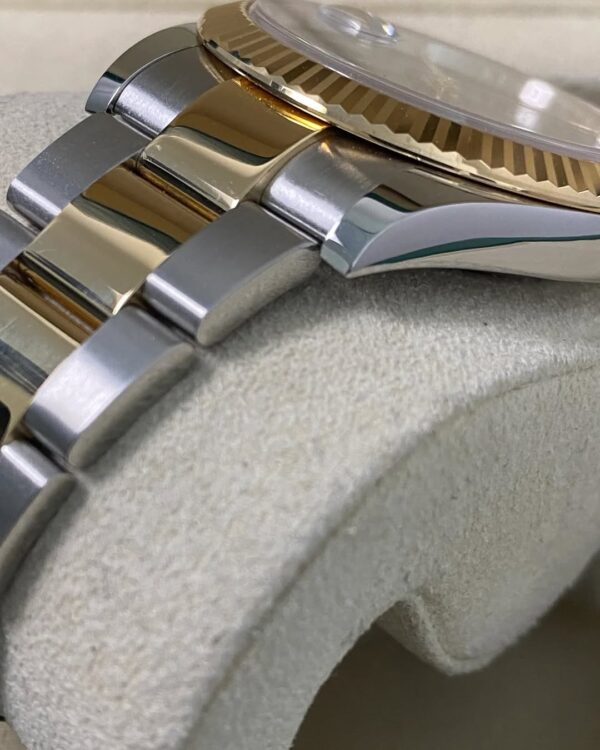 Rolex Steel & Yellow Gold Datejust 41 - 2022 - Fluted Bezel - “Wimbledon” Dial - Oyster Bracelet - 126333 *FULL SET* - Image 10